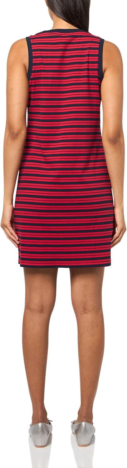 imageTommy Hilfiger Womens Sleeveless Rib Knit Chatham Tank DressSky CaptainScarlet