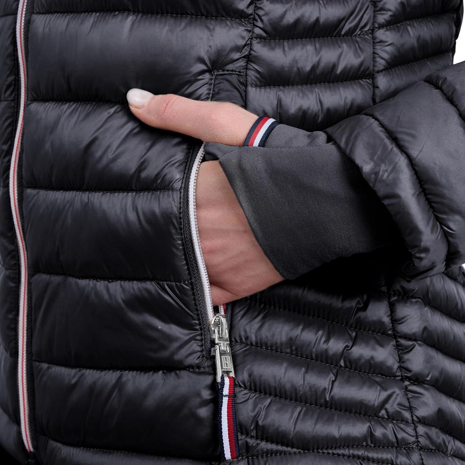 imageTommy Hilfiger womens Puffer Jacket Lightweight Packable Jacket With Hood amp BagBlack