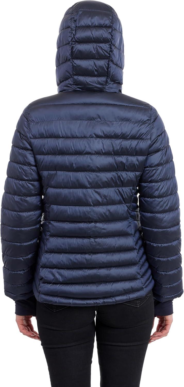 imageTommy Hilfiger womens Puffer Jacket Lightweight Packable Jacket With Hood amp BagDark Navy