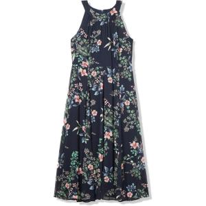 Tommy Hilfiger Solo Dot Chiffon Midi Dress(Sky Captain Combo)