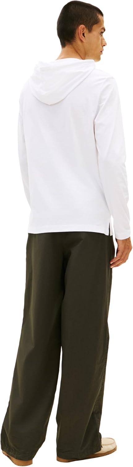 imageTommy Hilfiger Mens Lightweight Long Sleeve Pullover HoodieWhite