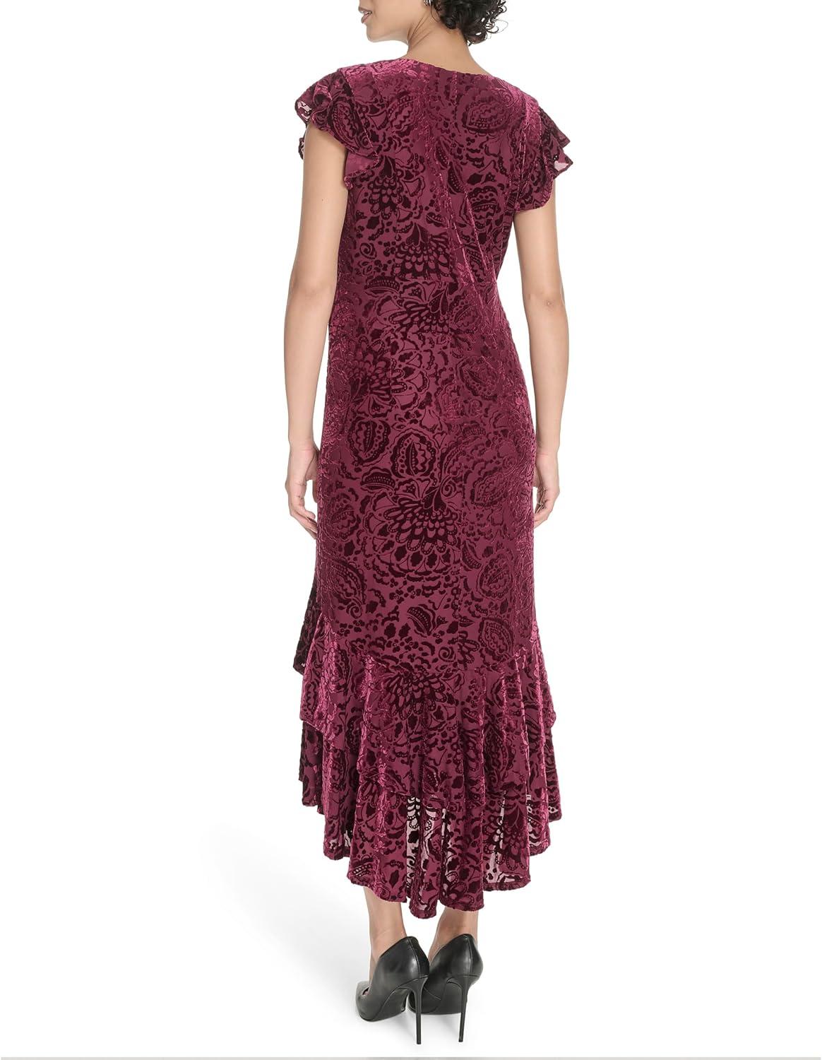 imageTommy Hilfiger HighLow Flutter DressRuby