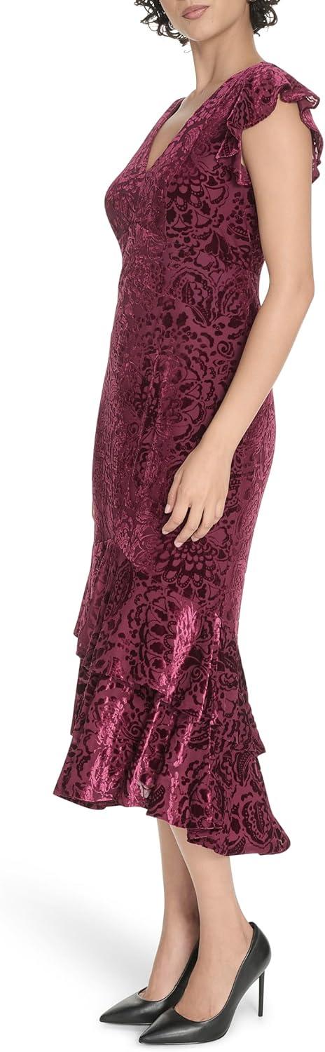 imageTommy Hilfiger HighLow Flutter DressRuby