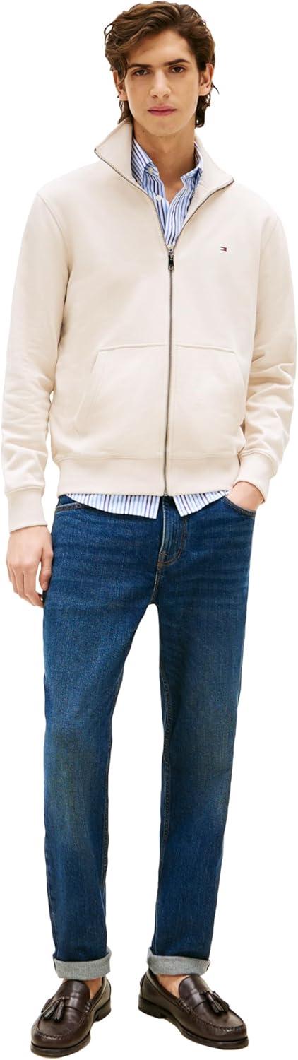 imageTommy Hilfiger Mens Slim Straight Fit Stretch Jeans for MenDark Indigo