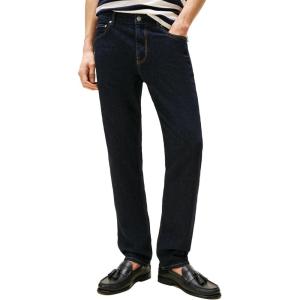 Tommy Hilfiger Men’s Slim Straight Fit Stretch Jeans for Men(Rinse)