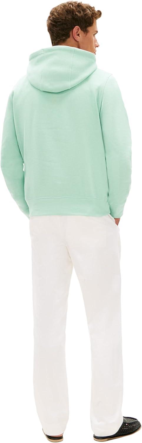 imageTommy Hilfiger Mens Medium Weight Fleece Hoodie Sweatshirt With Embroidered Logo Also Available in Big amp TallCrushed Mint