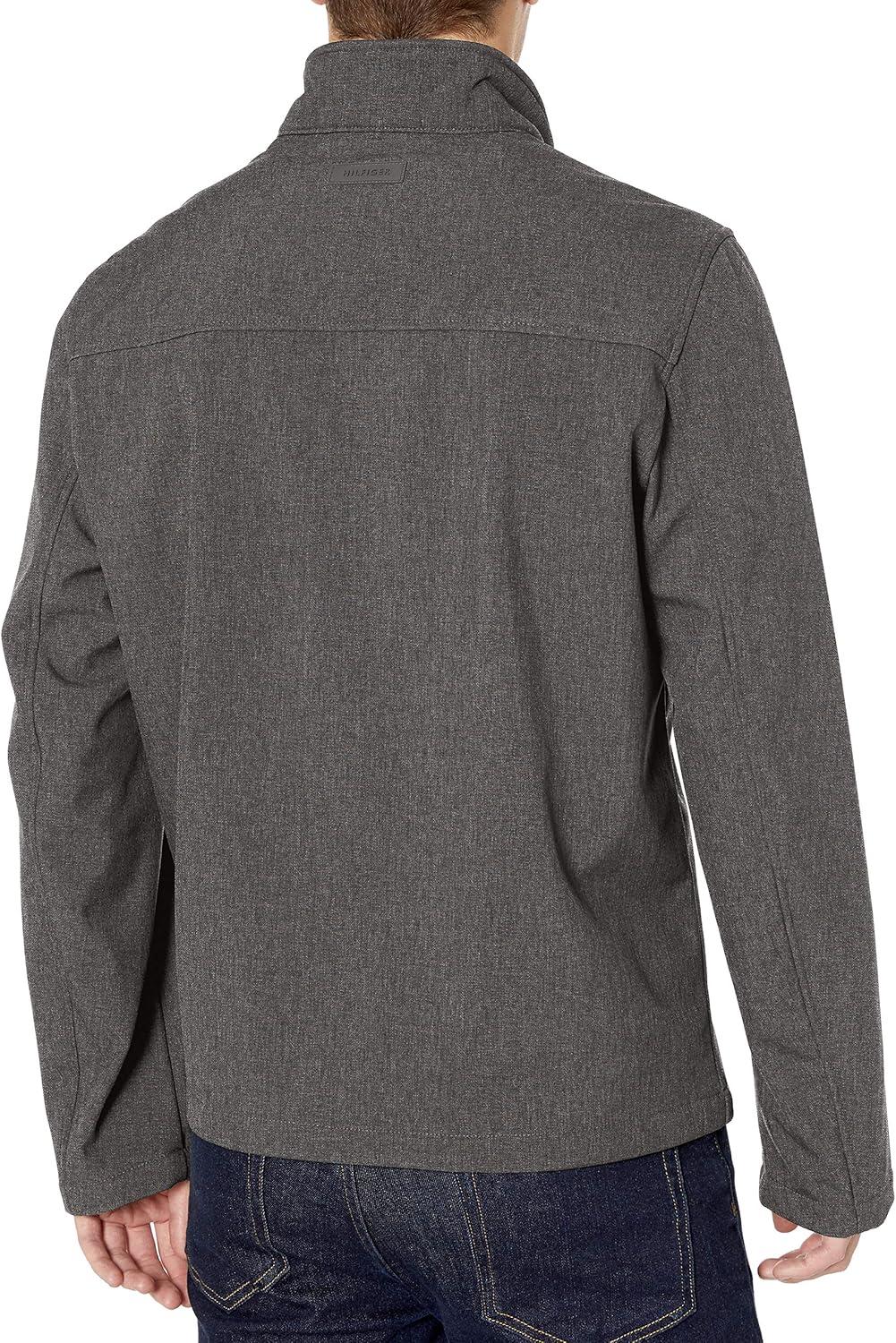 imageTommy Hilfiger Mens Active Soft Shell JacketHeather Charcoal