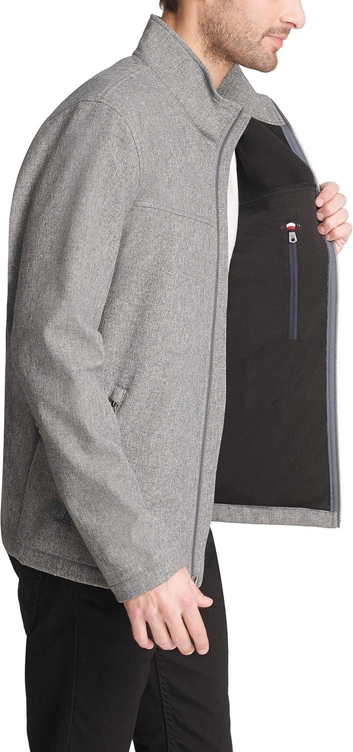 imageTommy Hilfiger Mens Active Soft Shell JacketHeather Grey