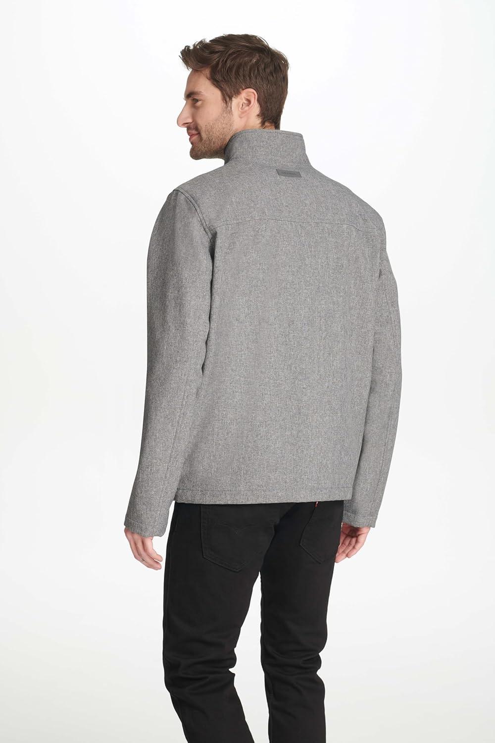 imageTommy Hilfiger Mens Active Soft Shell JacketHeather Grey