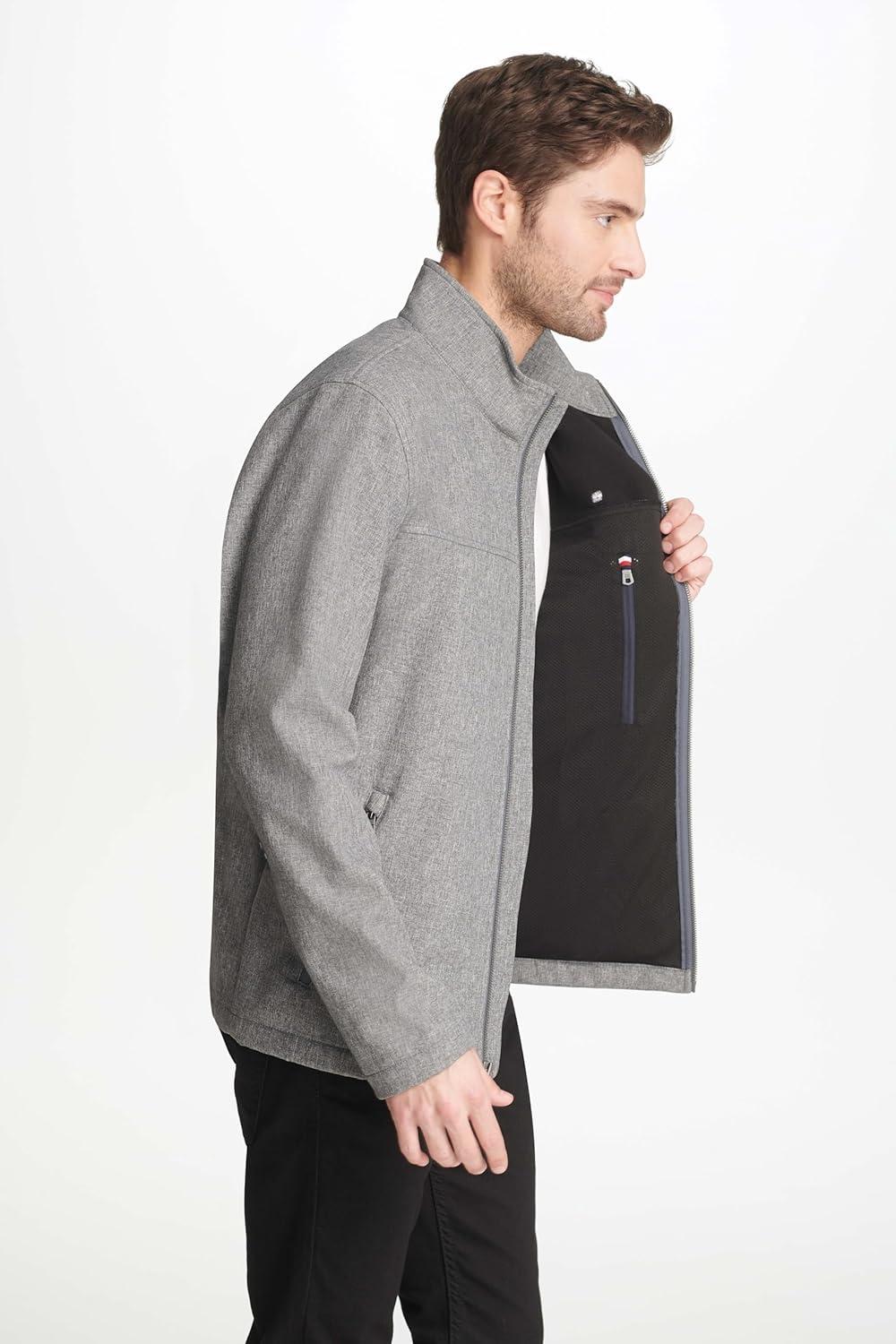 imageTommy Hilfiger Mens Active Soft Shell JacketHeather Grey