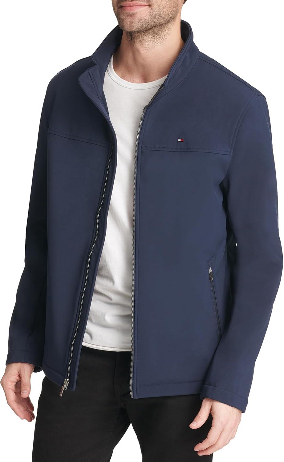 imageTommy Hilfiger Mens Active Soft Shell JacketNavy