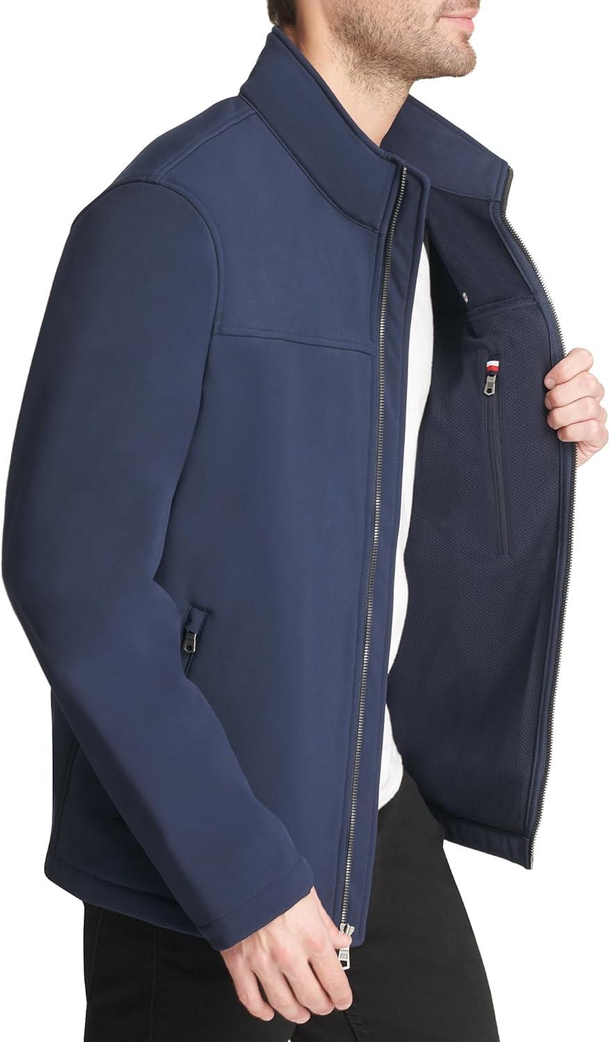 imageTommy Hilfiger Mens Active Soft Shell JacketNavy