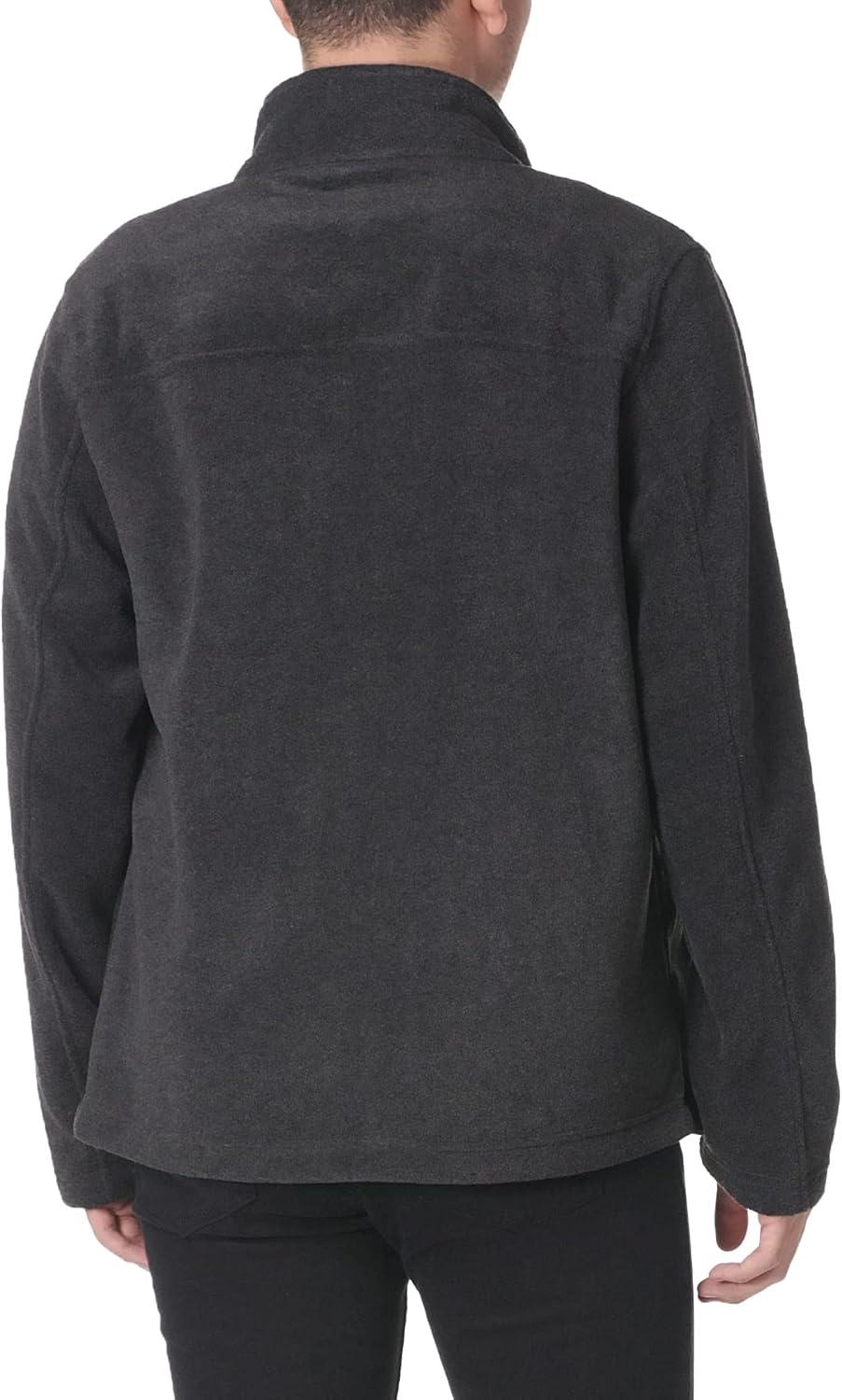 imageTommy Hilfiger Mens Classic Zip Front Polar Fleece JacketCharcoal