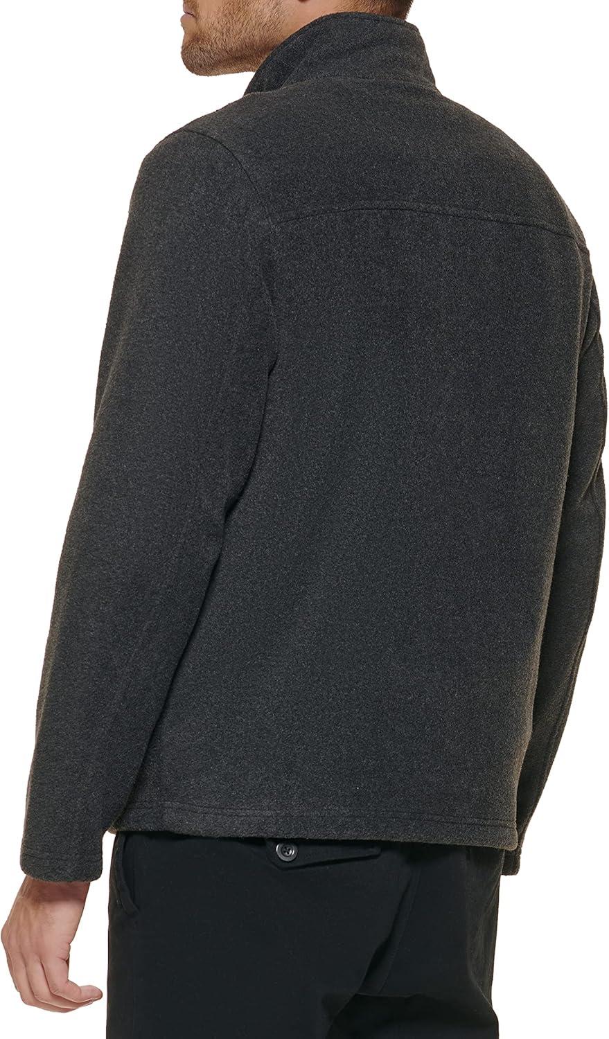 imageTommy Hilfiger Mens Classic Zip Front Polar Fleece JacketCharcoal