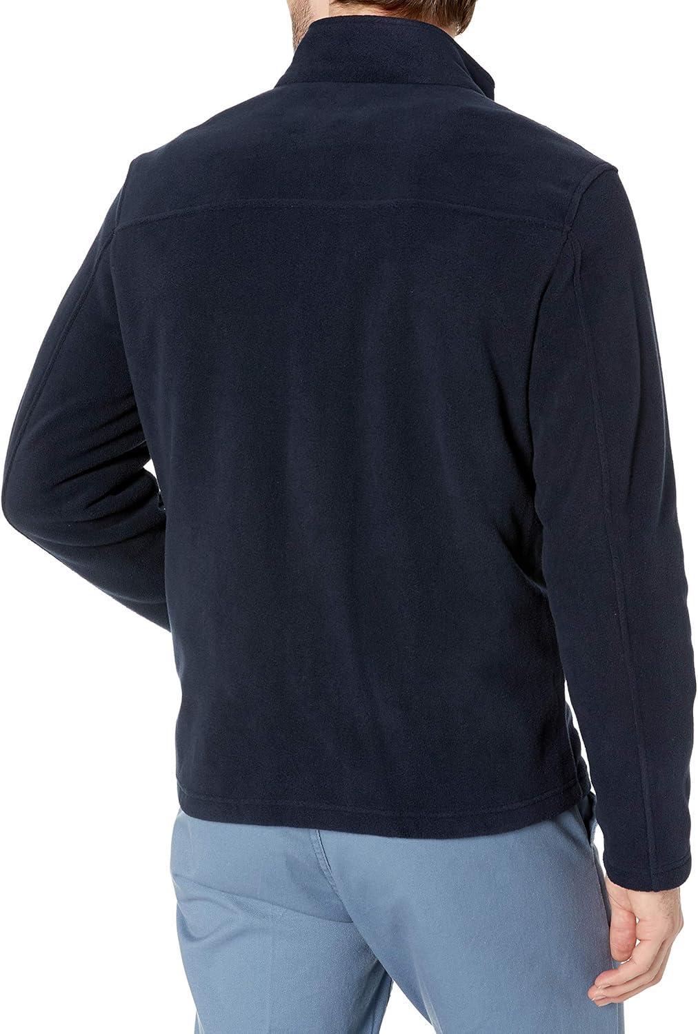 imageTommy Hilfiger Mens Classic Zip Front Polar Fleece JacketNavy