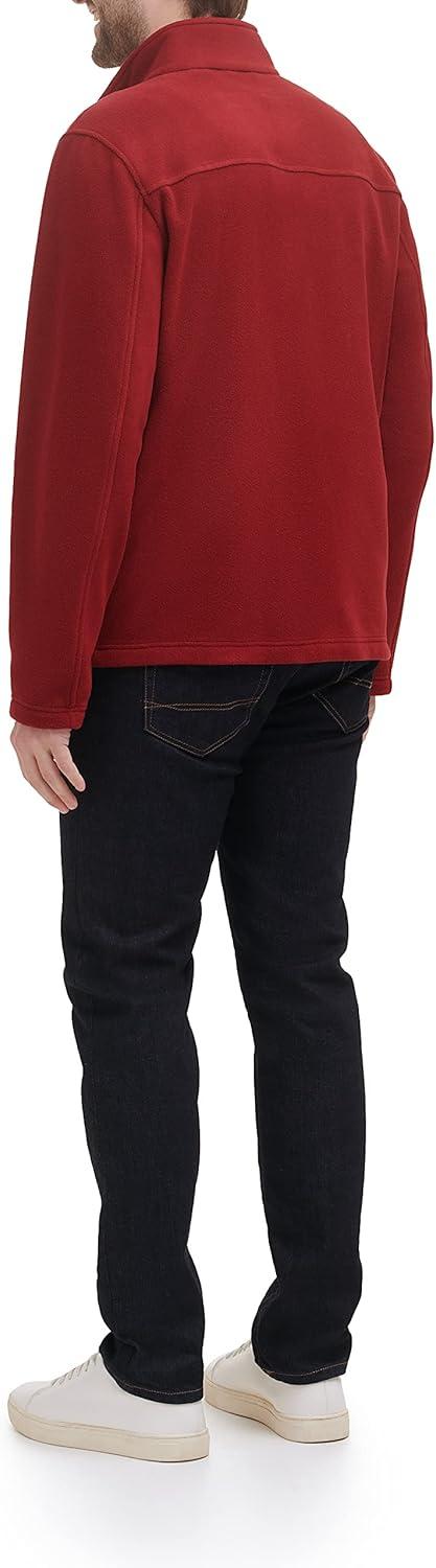 imageTommy Hilfiger Mens Classic Zip Front Polar Fleece JacketRed