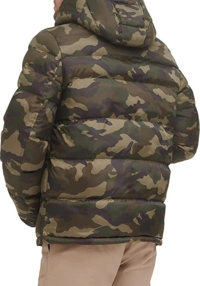imageTommy Hilfiger Mens Down Alternative Hooded Puffer Jacket Standard and Big amp TallCamouflage