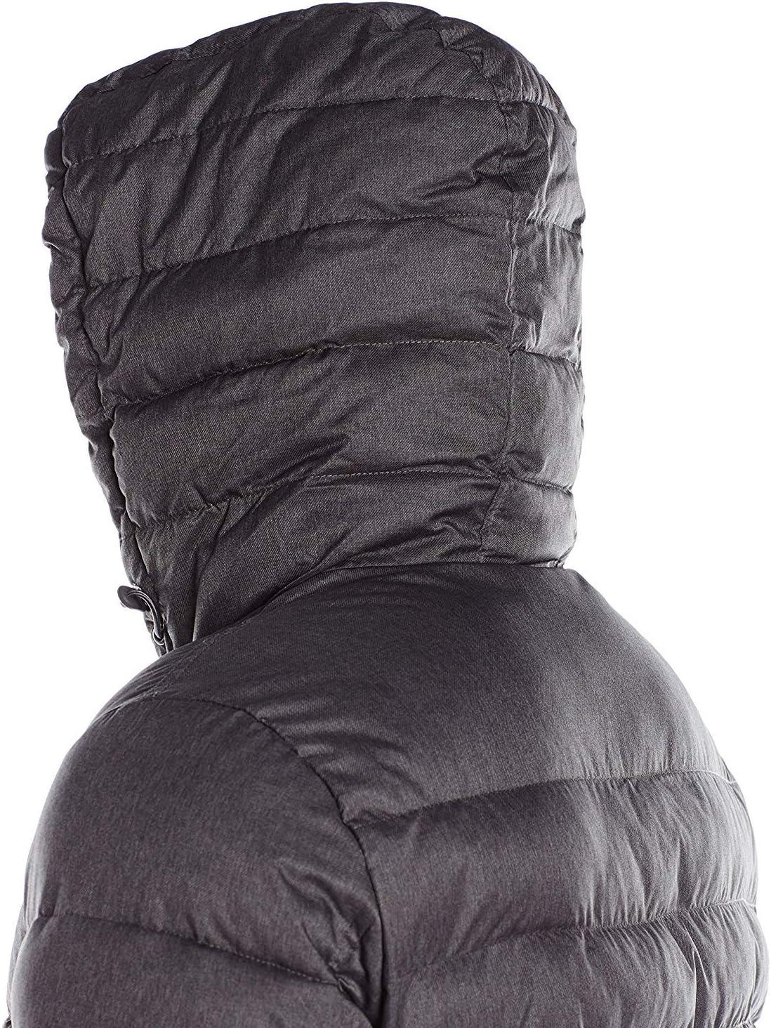 imageTommy Hilfiger Mens Down Alternative Hooded Puffer Jacket Standard and Big amp TallHeather Charcoal