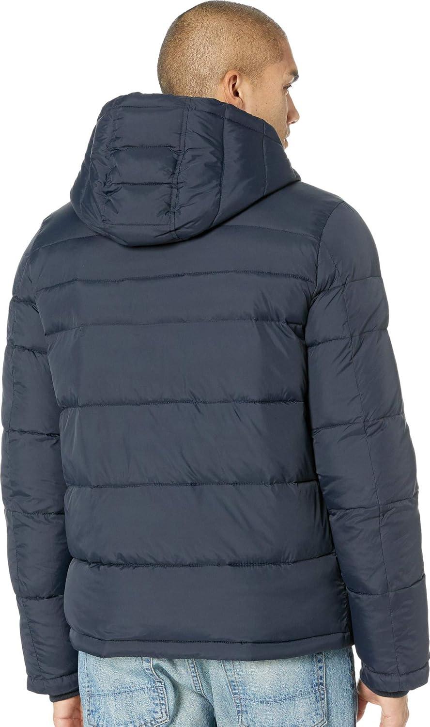 imageTommy Hilfiger Mens Down Alternative Hooded Puffer Jacket Standard and Big amp TallMidnight