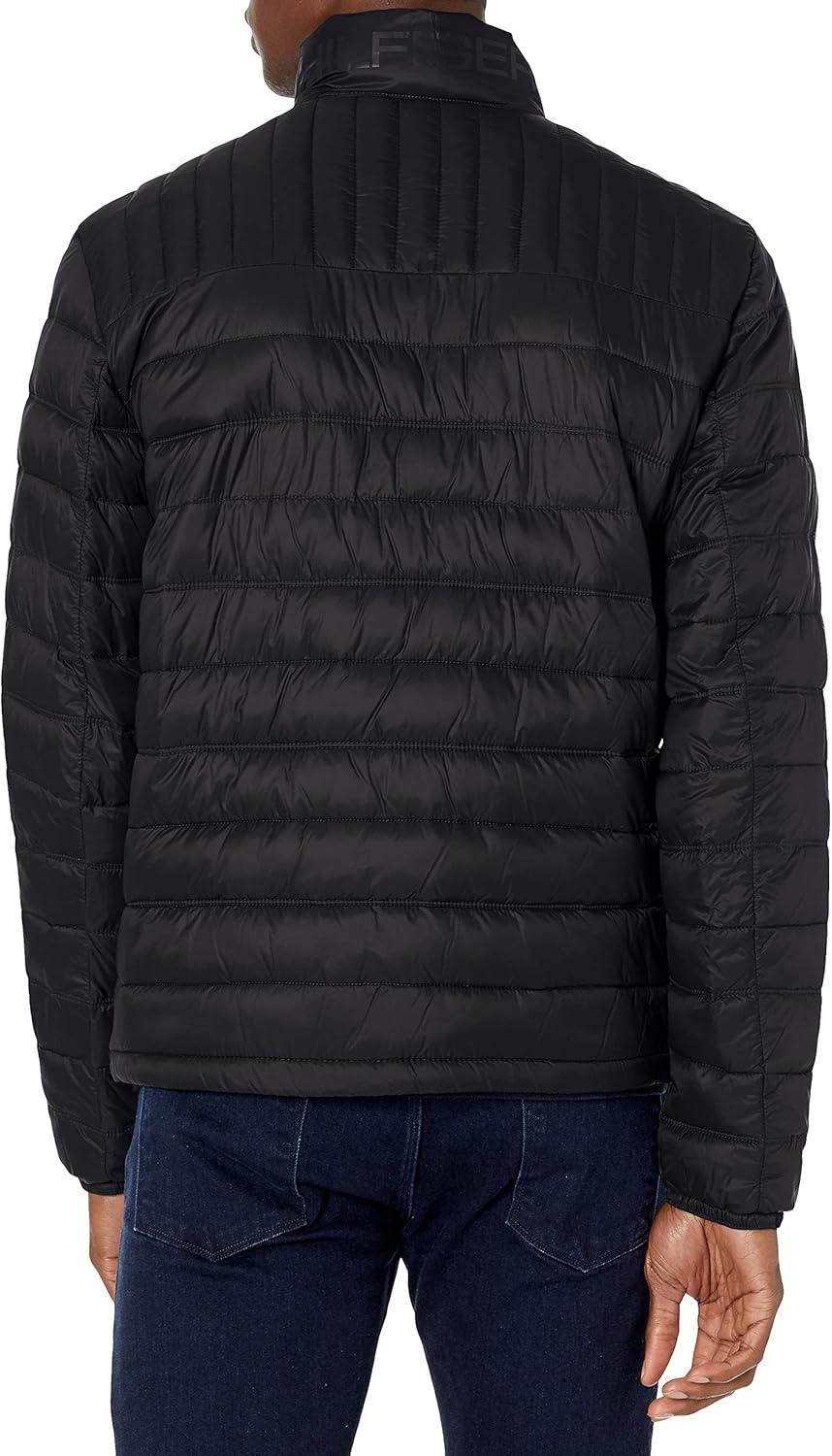 imageTommy Hilfiger Mens Embroidered Logo Puffer JacketLegacy Black