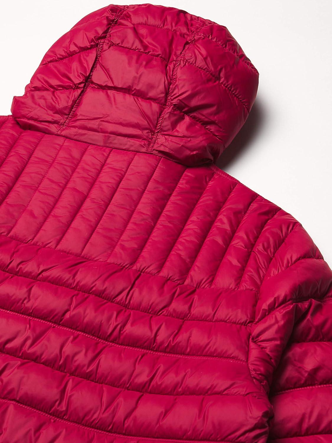 imageTommy Hilfiger Mens Water Resistant Ultra Loft Filled Hooded Puffer JacketRed Pepper