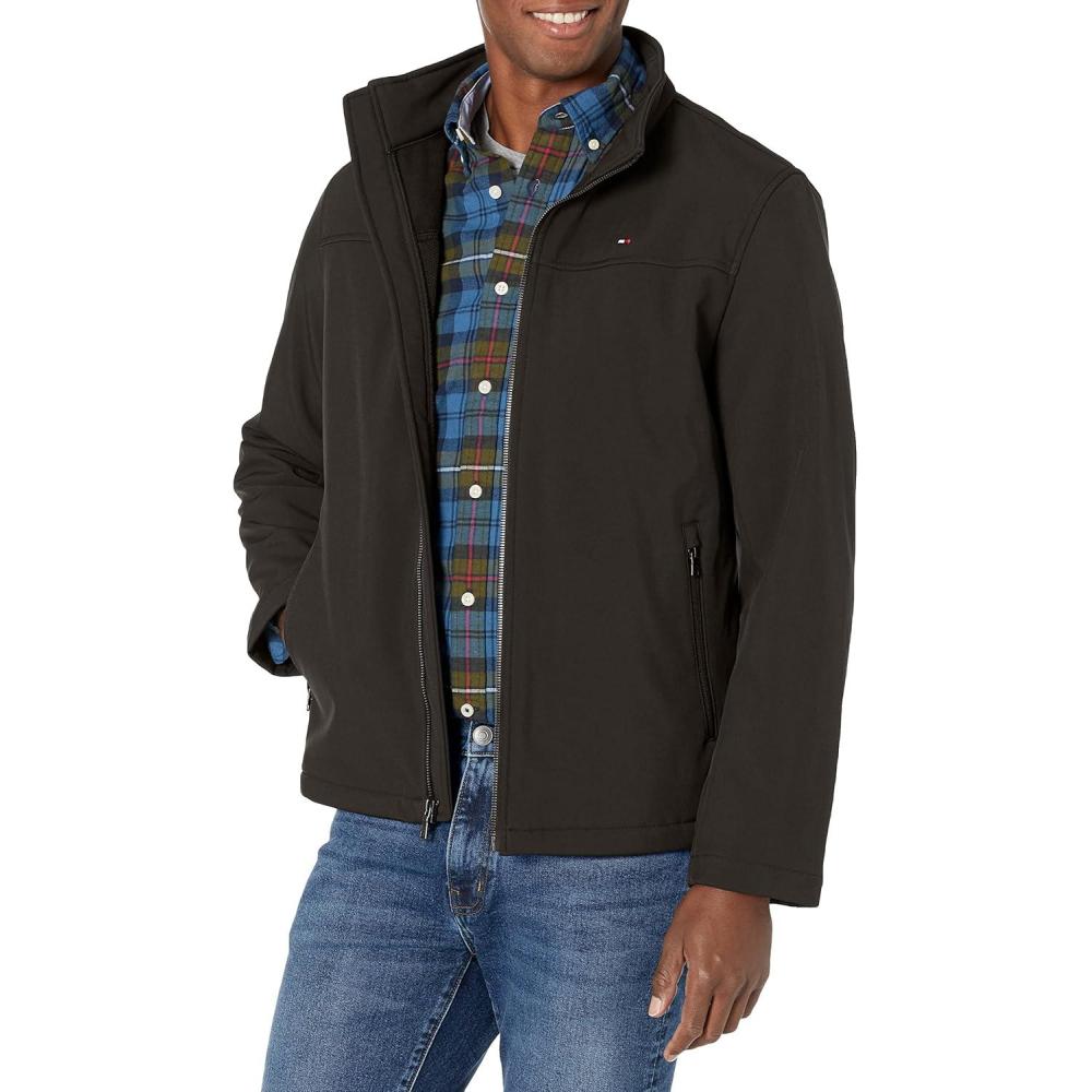 imageTommy Hilfiger Mens Active Soft Shell JacketBlack
