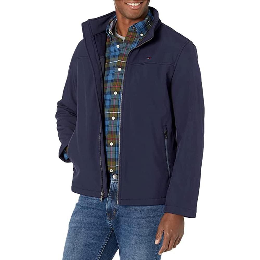 imageTommy Hilfiger Mens Active Soft Shell JacketDeep Midnight