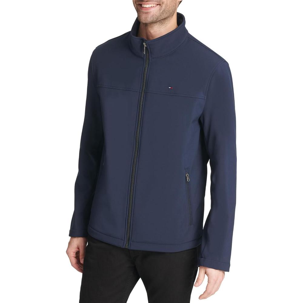 imageTommy Hilfiger Mens Active Soft Shell JacketNavy