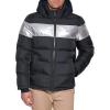 Black Silver Stripe