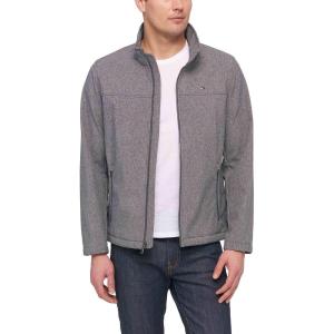Tommy Hilfiger Men’s Active Soft Shell Jacket(Heather Charcoal)