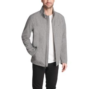 Tommy Hilfiger Men’s Active Soft Shell Jacket(Heather Grey)