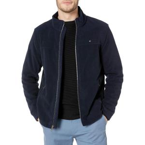 Tommy Hilfiger Men’s Classic Zip Front Polar Fleece Jacket(Navy)