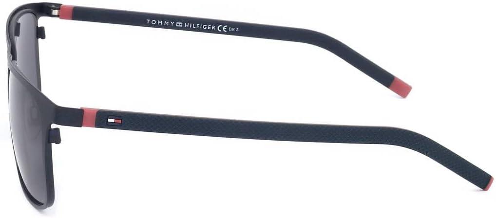 imageTommy Hilfiger Men Th 1716S Sunglasses Blue RedGray 57mm 16mm US
