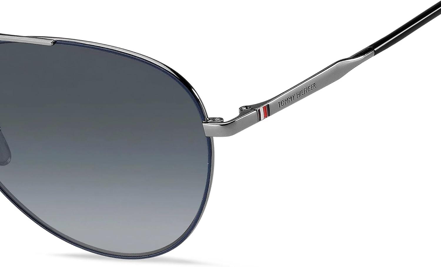 imageTommy Hilfiger Mens Male Sunglass Style TH 1788FS Pilot Ruthenium Blue 60mm 16mm