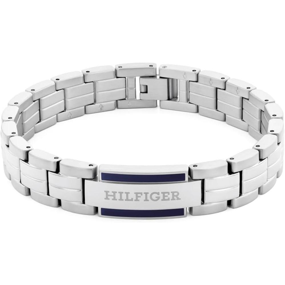 imageTommy Hilfiger Mens Jewelry  Hypoallergenic Link Bracelet with FoldOver Clasp  Casual and Stylish  Fashion Accessory Gift for Him