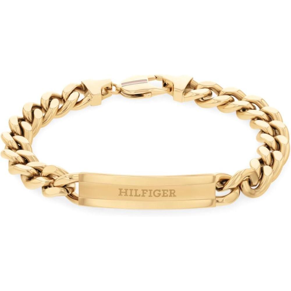 imageTommy Hilfiger Mens Jewelry Clash Collection Perfect for Any Occasion Gold Plated Bracelet and NecklaceBracelet