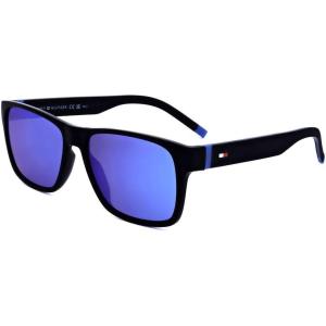 Tommy Hilfiger Men Th 1718/S Sunglasses, Black Blue/Blue Multilayer, 56mm 16mm US