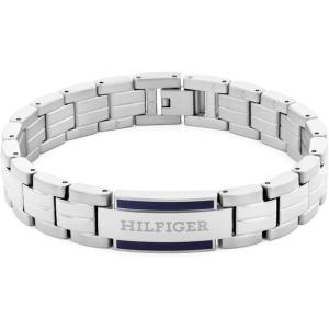 Tommy Hilfiger Men’s Jewelry – Hypoallergenic Link Bracelet with Fold-Over Clasp – Casual and Stylish – Fashion Accessory, Gift for Him