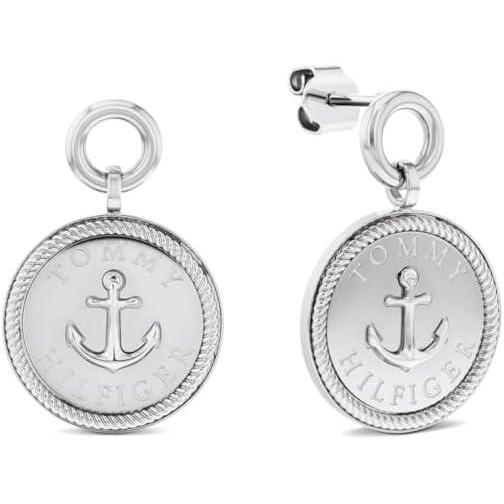 imageTommy Hilfiger Womens Anchor Pendant Earrings