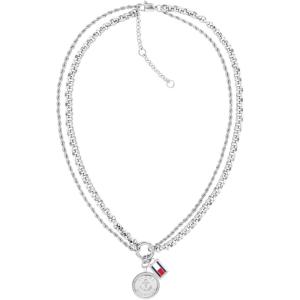 Tommy Hilfiger Women’s Anchor Pendant Necklace with Rope Detail