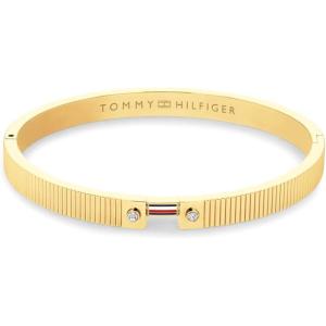 Tommy Hilfiger Women’s Bangle Bracelet with Crystal and Signature Stripe