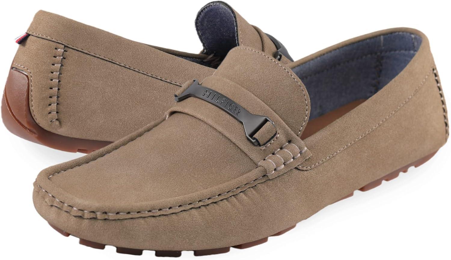 imageTommy Hilfiger Mens Axin LoaferTaupe Faux Suede