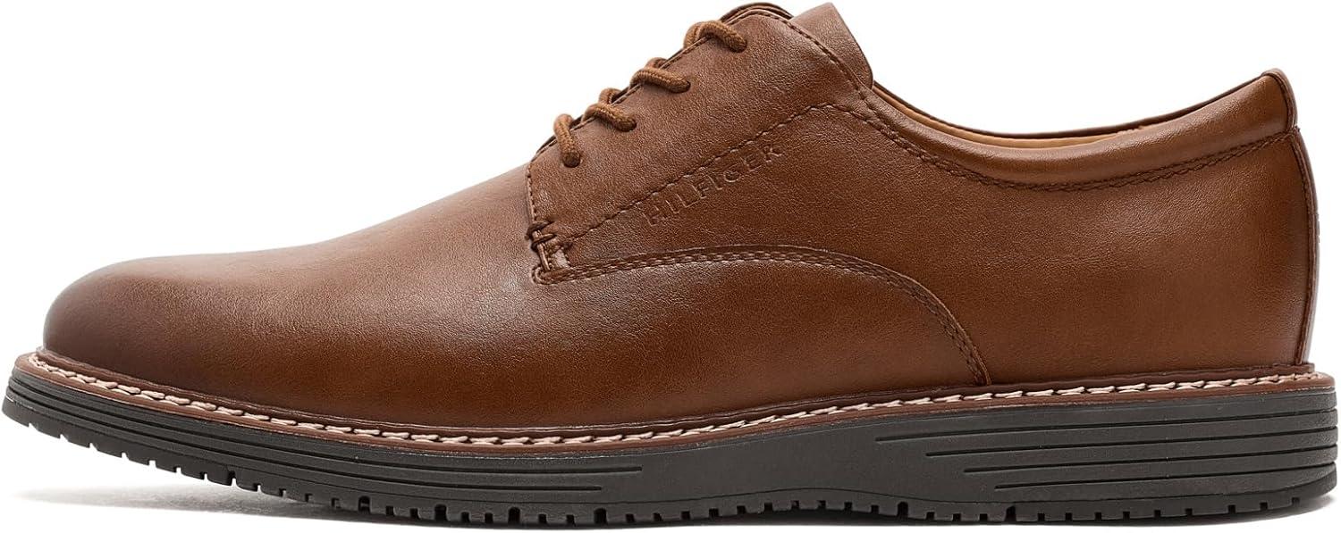 imageTommy Hilfiger Mens Hiday OxfordCognacDark Grey