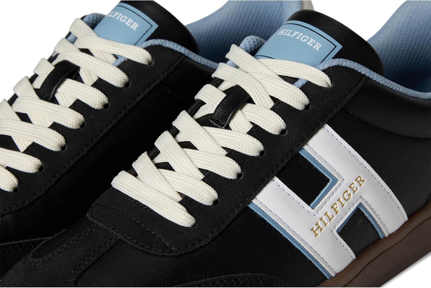 imageTommy Hilfiger Mens LasenBlackDusty Blue Multi 001