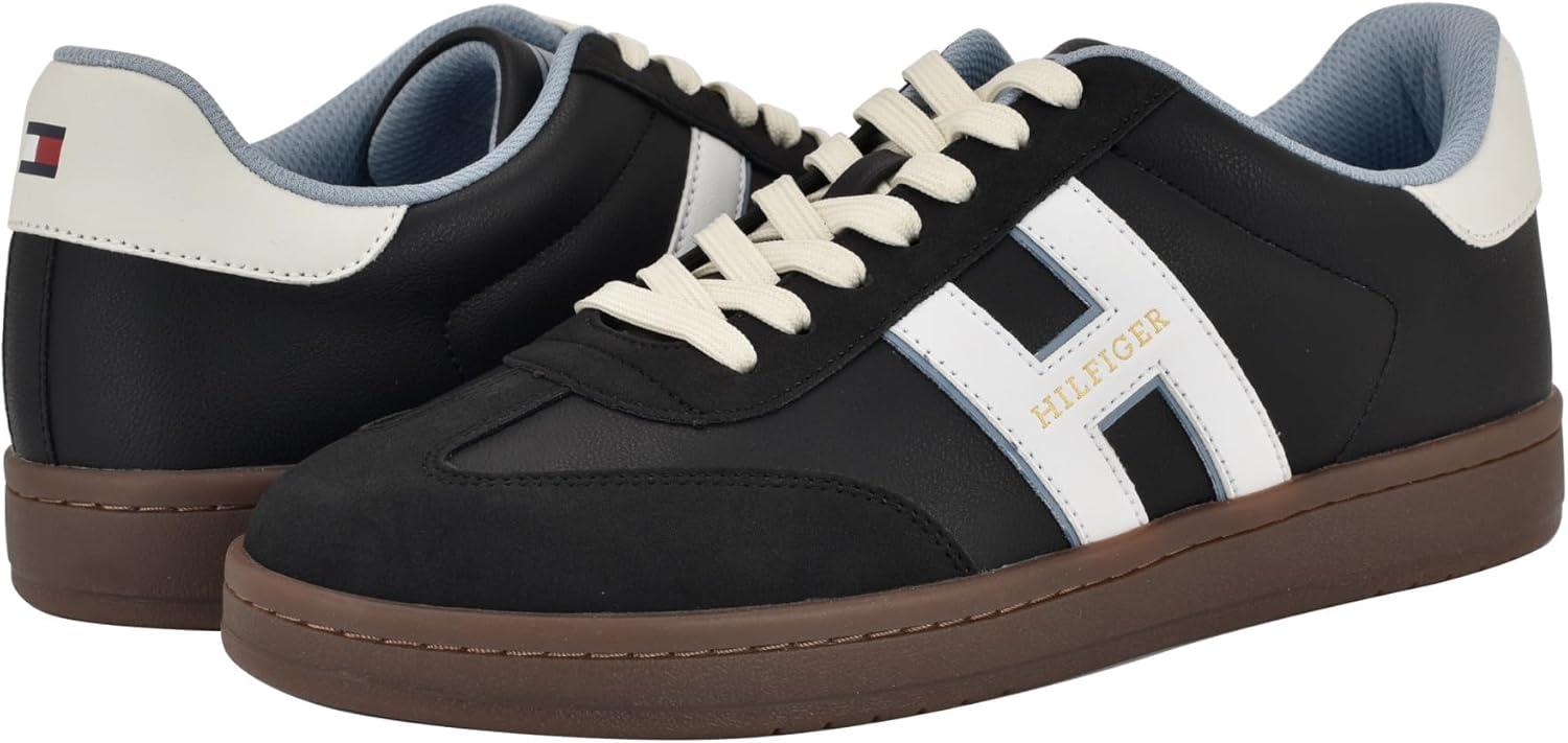 imageTommy Hilfiger Mens LasenBlackDusty Blue Multi 001