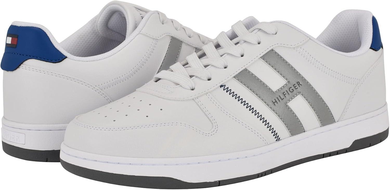 imageTommy Hilfiger Mens TilyasWhiteSilverBlue 142