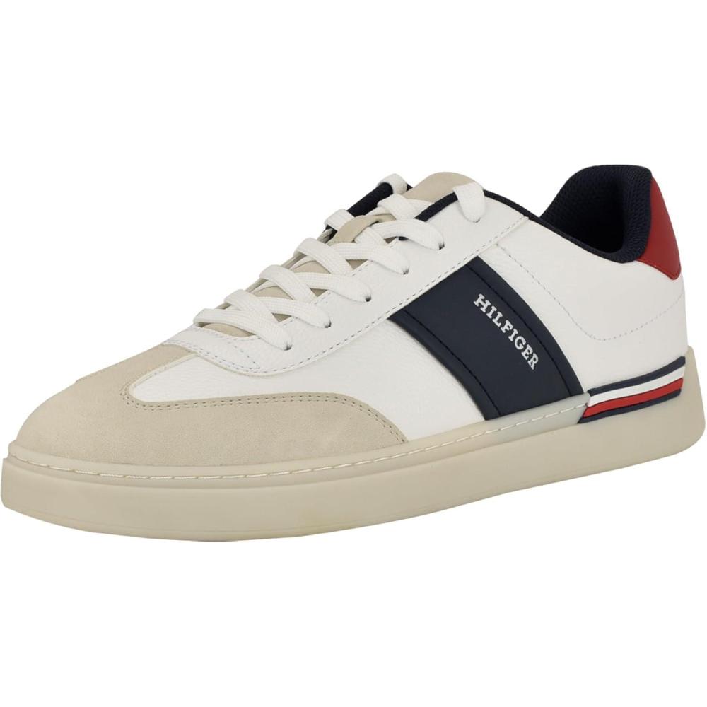 imageTommy Hilfiger Mens JivlinWhiteDark Blue Multi 141
