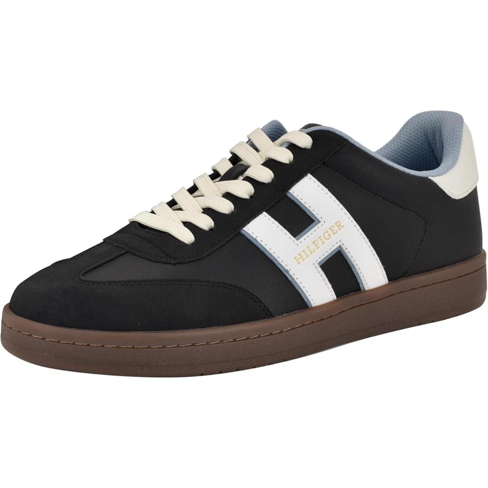 imageTommy Hilfiger Mens LasenBlackDusty Blue Multi 001