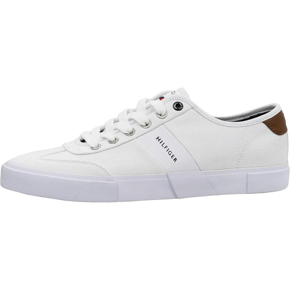 imageTommy Hilfiger Mens Pandora SneakerWhiteWhite Canvas