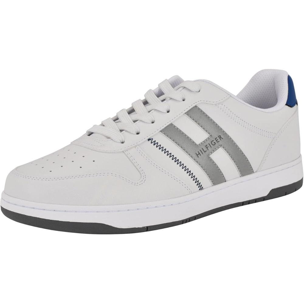 imageTommy Hilfiger Mens TilyasWhiteSilverBlue 142
